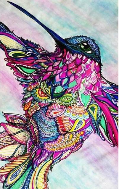 Hummingbird Colors Diamond Painting Kit - DIY – Diamond Painting Kits